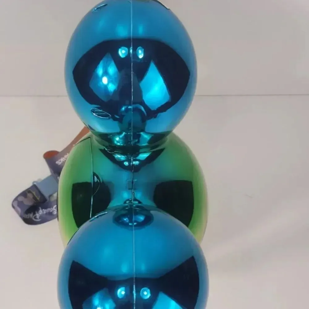 NEW! Disney Balloon Mickey-head Popcorn Bucket Metallic Blue, Green Gold Ombre